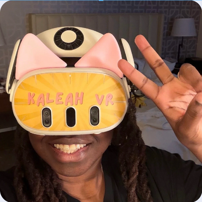 Squishy Cat Ears for VR. Made in California.